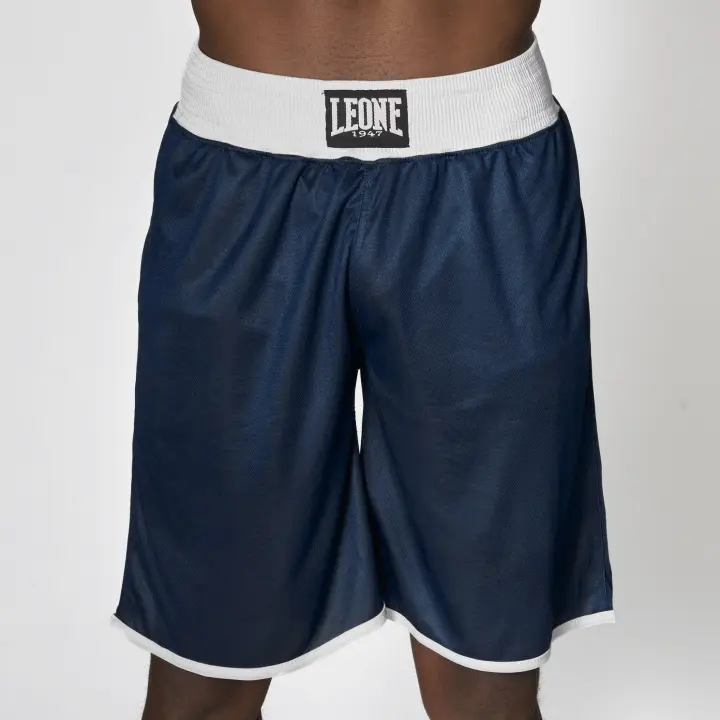 Short de Boxe anglaise réversible rouge & bleu