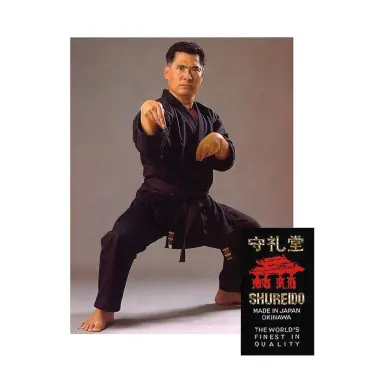 Kimono de Karaté Shureido KB-10 Noir Coupe Classique - 7