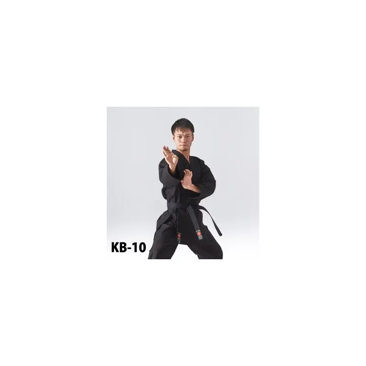 Kimono de Karaté Shureido KB-10 Noir Coupe Classique