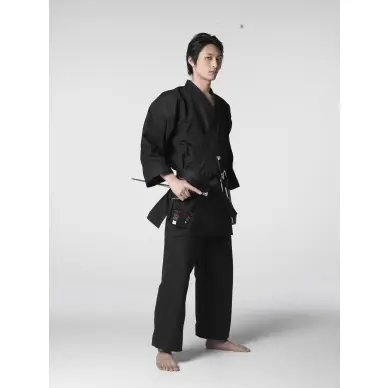 Kimono de Karaté Shureido KB-10 Noir Coupe Classique - 5
