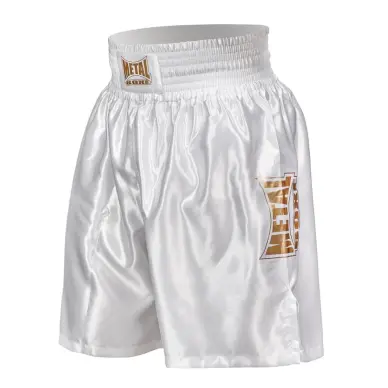 Short de Boxe Anglaise Pro Line Blanc/Gold - 2