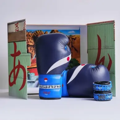 Gants de boxe Naruto Shippuden x Elion Paris Edition Limitée Sasuke