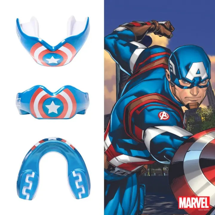Protège-dents pour bagues SAFEJAWZ Marvel Captain America
