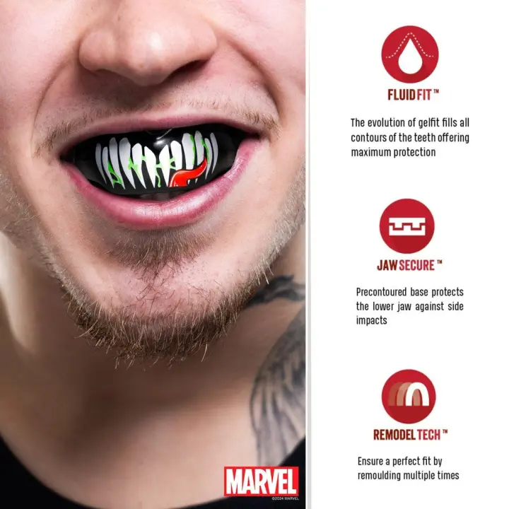 Protège-dents pour bagues SAFEJAWZ Marvel Venom