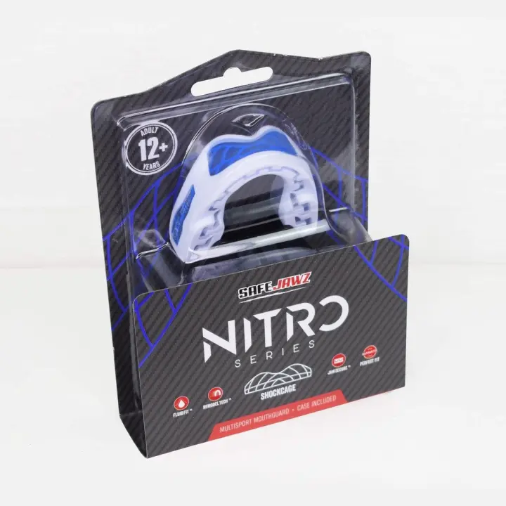 Protège-dents SAFEJAWZ Nitro Blue/White