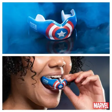 Protège-dents pour bagues SAFEJAWZ Marvel Captain America - 7