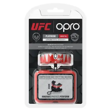 Protège-dents UFC Opro Platinum Metal Black - 2