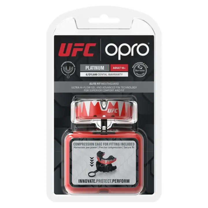 Protège-dents UFC Opro Platinum Metal Black