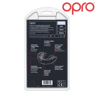 Protège-dents UFC Opro Platinum Metal Black - 3