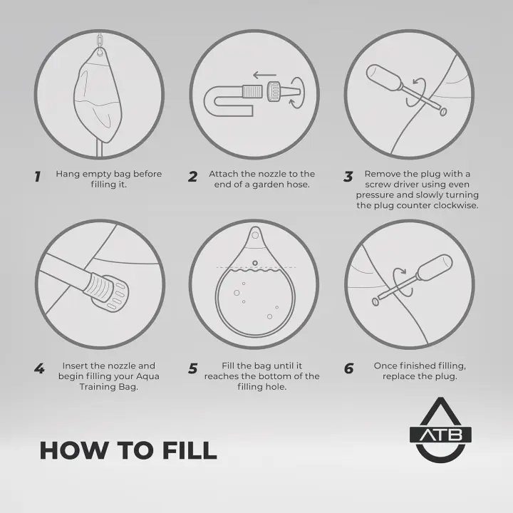 Sac de Frappe Aquabag Headhunter 7 kg -15 lb