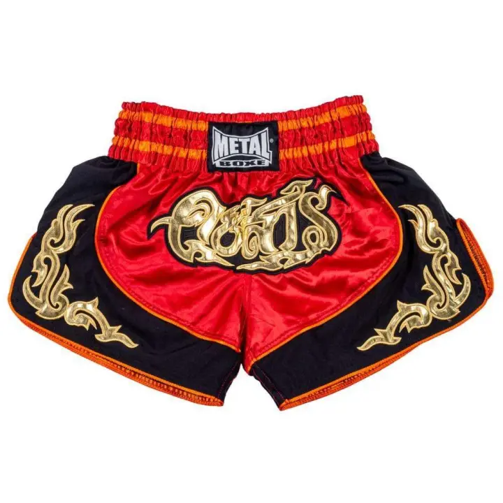 Short de Boxe Thai Metal Boxe Lumpinee Rouge