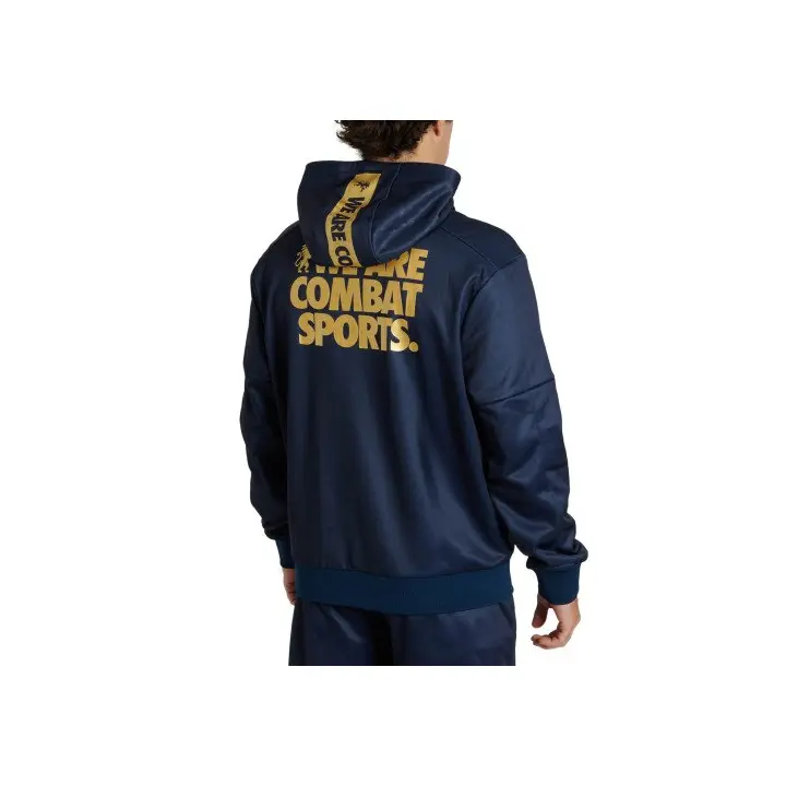 Sweatshirt zippé à capuche Leone DNA Navy