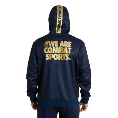 Sweatshirt zippé à capuche Leone DNA Navy - 3