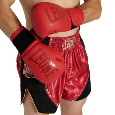Short de Boxe Thai Leone Classic Rouge - 6