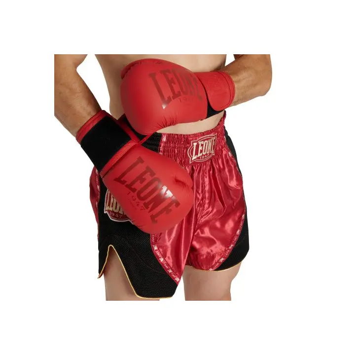 Short de Boxe Thai Leone Classic Rouge