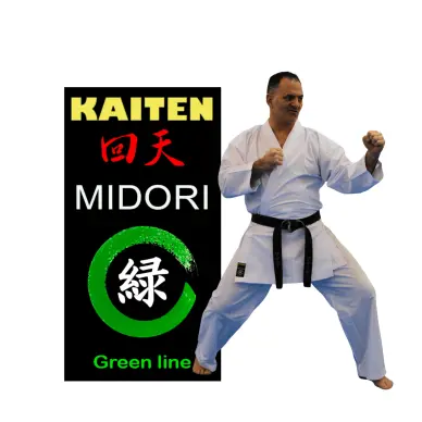 Kimono Karaté Kumité Kaiten Green Line - 1