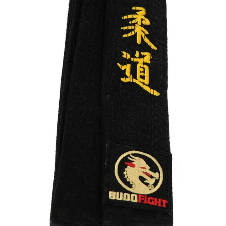 Ceinture de Judo Noire Budofight Brodée Judo