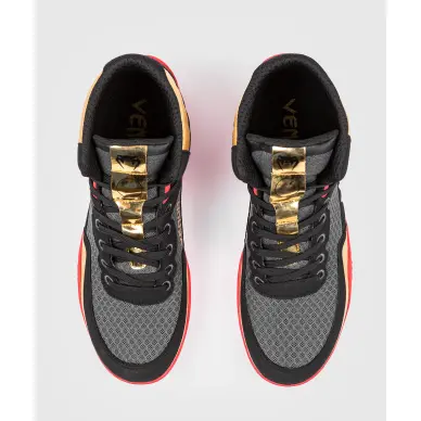 Chaussures de Lutte Venum Elite Noir/Or/Rouge - 7