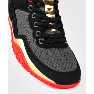 Chaussures de Lutte Venum Elite Noir/Or/Rouge - 5