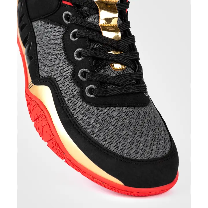 Chaussures de Lutte Venum Elite Noir/Or/Rouge