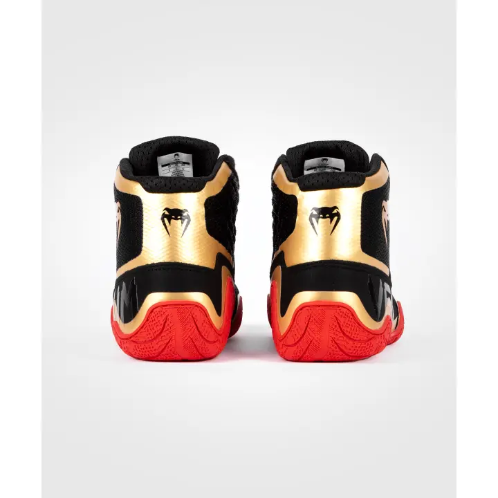 Chaussures de Lutte Venum Elite Noir/Or/Rouge