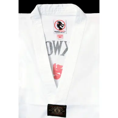 Dobok de taekwondo Budofight col blanc - 3