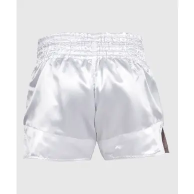 Short de Boxe Thaï Venum Classic Blanc/Noir - 5