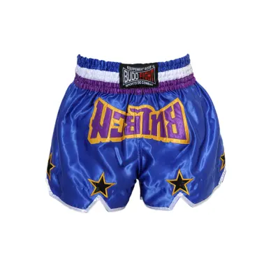 Short de Boxe Thaï STAR Bleu & Violet - 2
