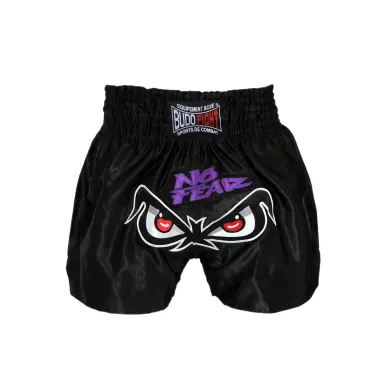 Short de Boxe Thaï NO FEAR Noir - 2