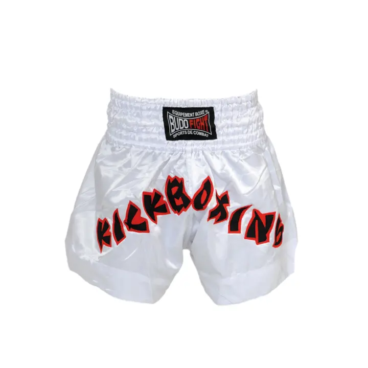 Short de Boxe Kick Boxing Blanc