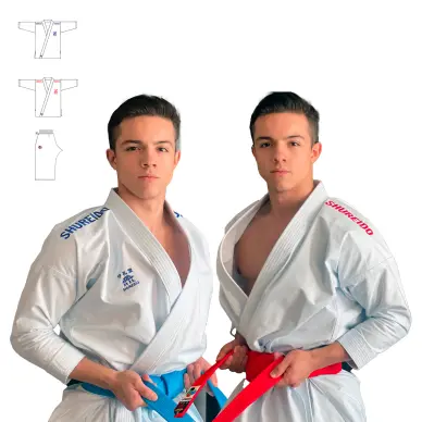 Pack de Kimono de Karaté Shureido New Wave 3 WKF