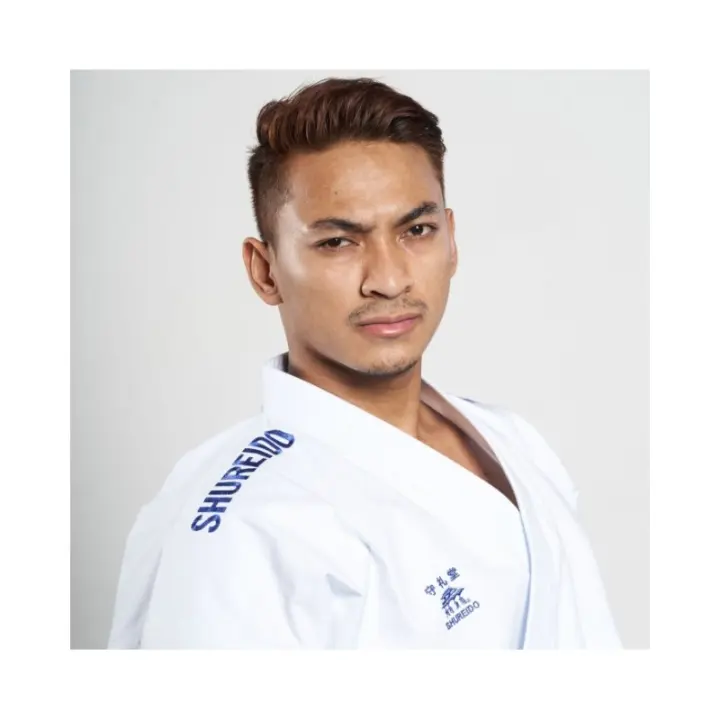 Kimono di Karate Shureido New Wave 3 WKF con ricamo sulla spalla