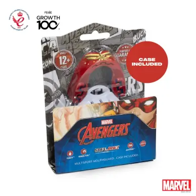 Protège-dents SAFEJAWZ Captain Marvel Rouge - 4