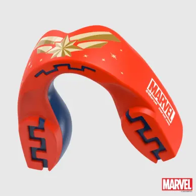 Protector bucal SAFEJAWZ Captain Marvel Rojo