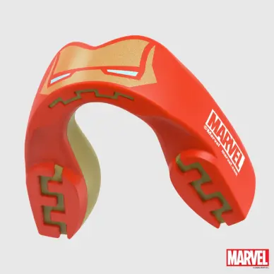 Protector bucal SAFEJAWZ Iron Man Rojo