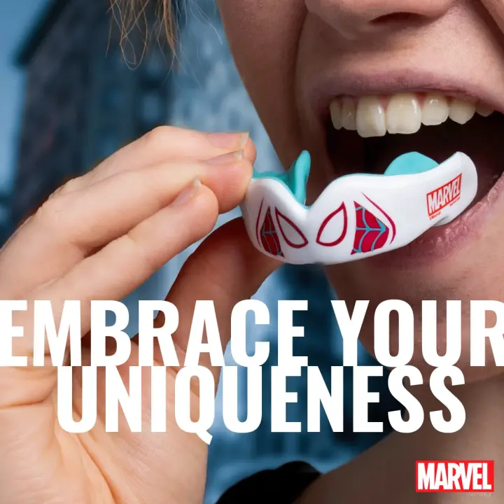 Protège-dents SAFEJAWZ Marvel Spider-Gwen Blanc