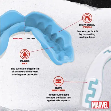 Protège-dents SAFEJAWZ Marvel Spider-Gwen Blanc - 7