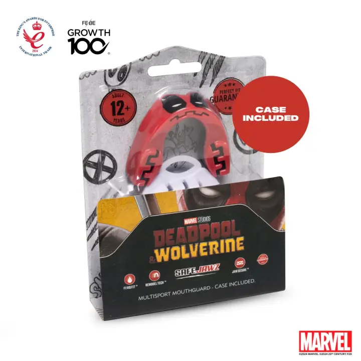 Protège-dents SAFEJAWZ Marvel Deadpool Rouge