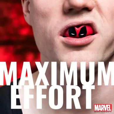 Protège-dents SAFEJAWZ Marvel Deadpool Rouge - 3