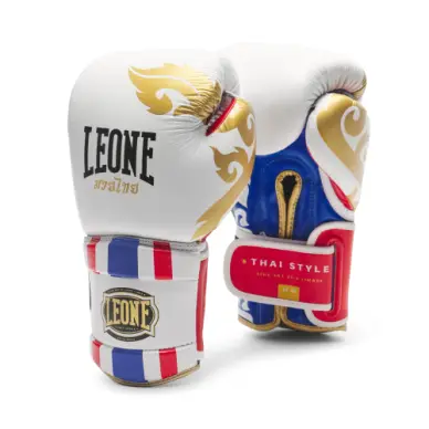 Guantes de Boxeo Tailandés Leone Blancos