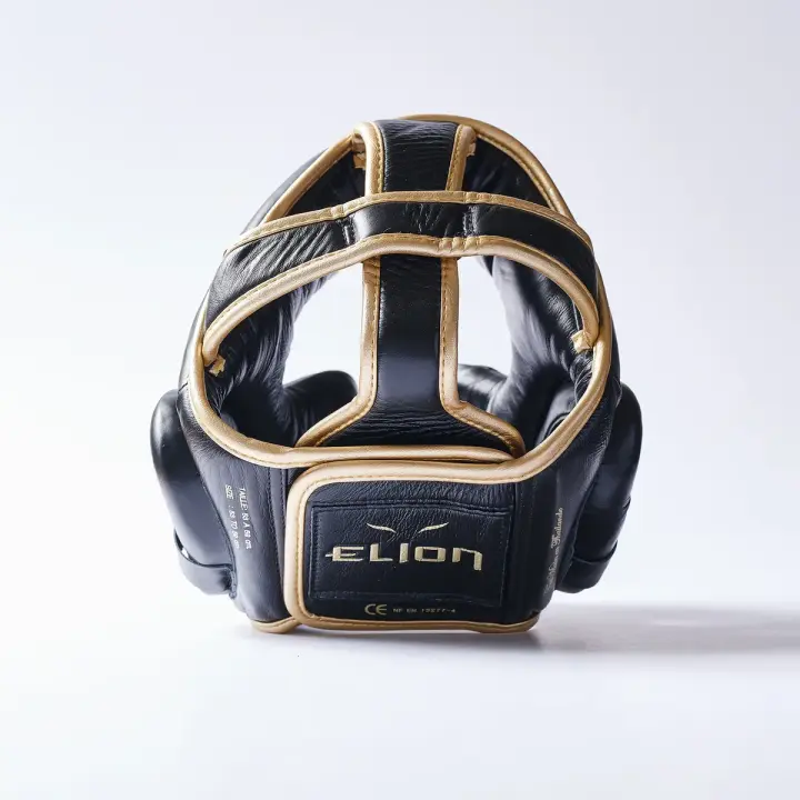 Casque de boxe intégral Elion – 100 % cuir véritable