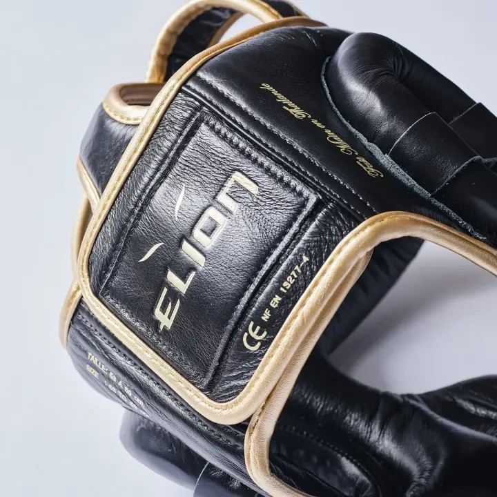 Casque de boxe intégral Elion – 100 % cuir véritable