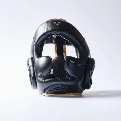 Casque de boxe intégral Elion – 100 % cuir véritable