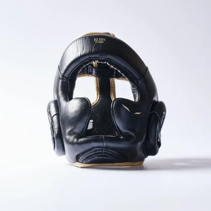 Casque de boxe intégral Elion – 100 % cuir véritable