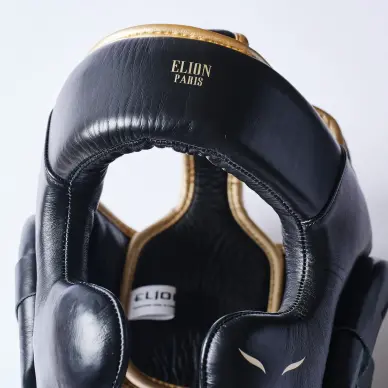 Casque de boxe intégral Elion – 100 % cuir véritable - 2