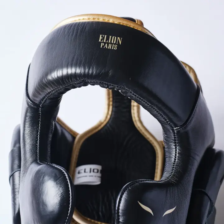 Casque de boxe intégral Elion – 100 % cuir véritable