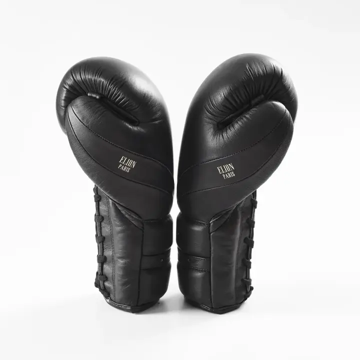 Gants de boxe Elion L’Élégant à lacets – Cuir Nappa premium