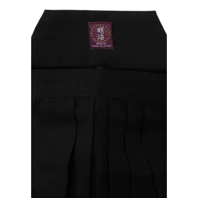 Hakama d'Aïkido Noir Meiji Importation Japon - 2