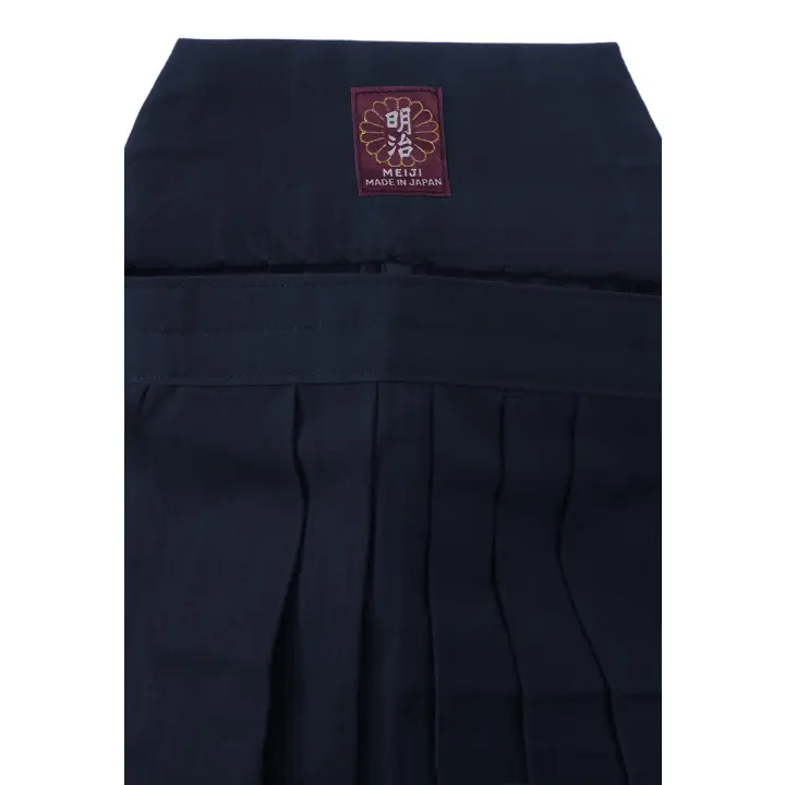 Hakama d'Aïkido Bleu Meiji Importation Japon