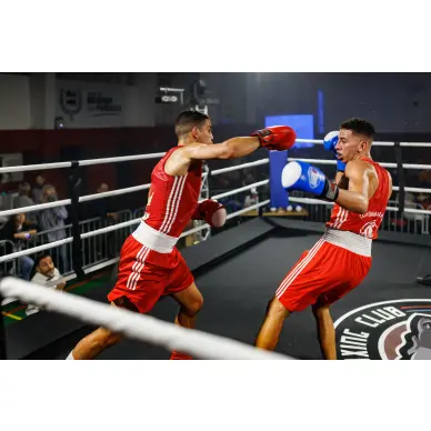 Gants de Boxe Compétition Anglaise Amateur 100% cuir - 16